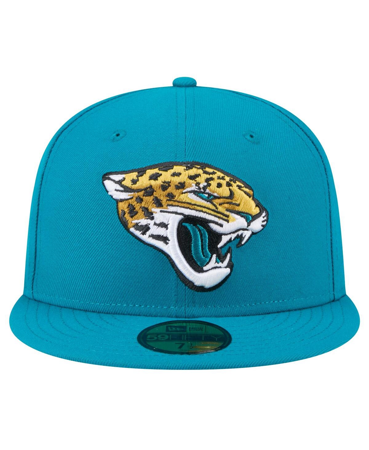 New Era Teal Jacksonville Jaguars Omaha Team 59fifty Fitted Hat