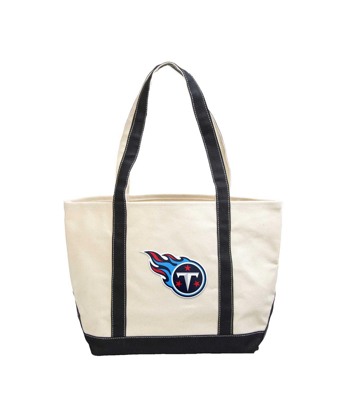 Tennessee Titans Canvas Tote Bag - Cream