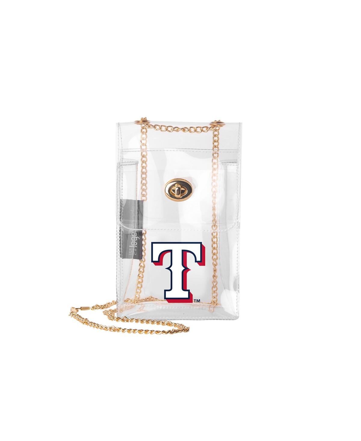 Logo Brands Texas Rangers Clear Essential Crossbody Purse