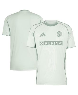 adidas - Men's Light Green St. Louis City SC 2025 One Planet Pre-Match Top