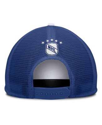 Men's White/Blue Toronto Maple Leaf's Decades Collection Foam Front Snapback Hat