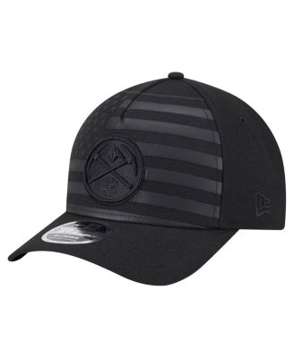 New Era - Men's Black Denver Nuggets Game Day Flag A-Frame 9FORTY Adjustable Hat