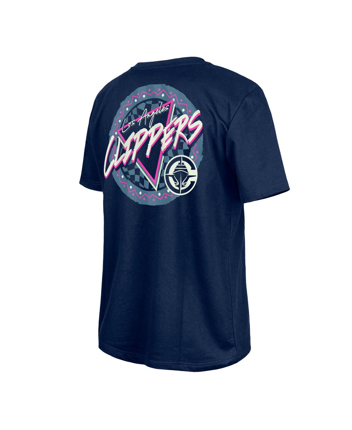NEW ERA NAVY LA CLIPPERS GLOW-IN-THE-DARK T-SHIRT 