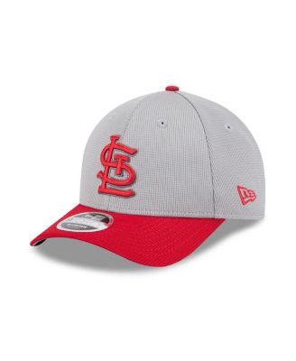 New Era - Men's Gray/Red St. Louis Cardinals 2025 Batting Practice 9FORTY M-Crown Adjustable Hat