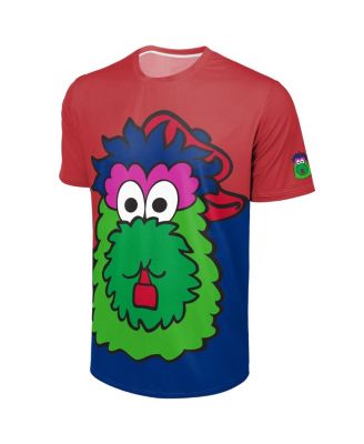 Men's Red/Royal Philadelphia Phillies Big Logo Mascot T-Shirt
