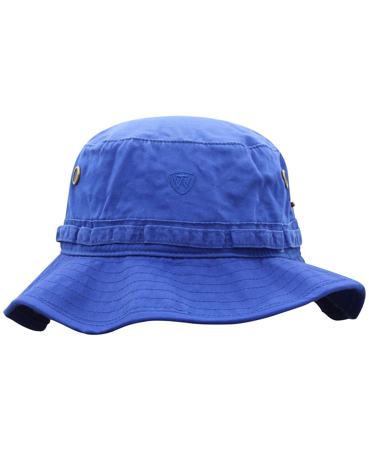 Top Of The World Men's Royal Florida Gators Angler Washed Bucket Hat