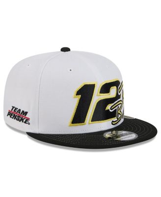 Men's White/Black Ryan Blaney 9FIFTY Snapback Hat