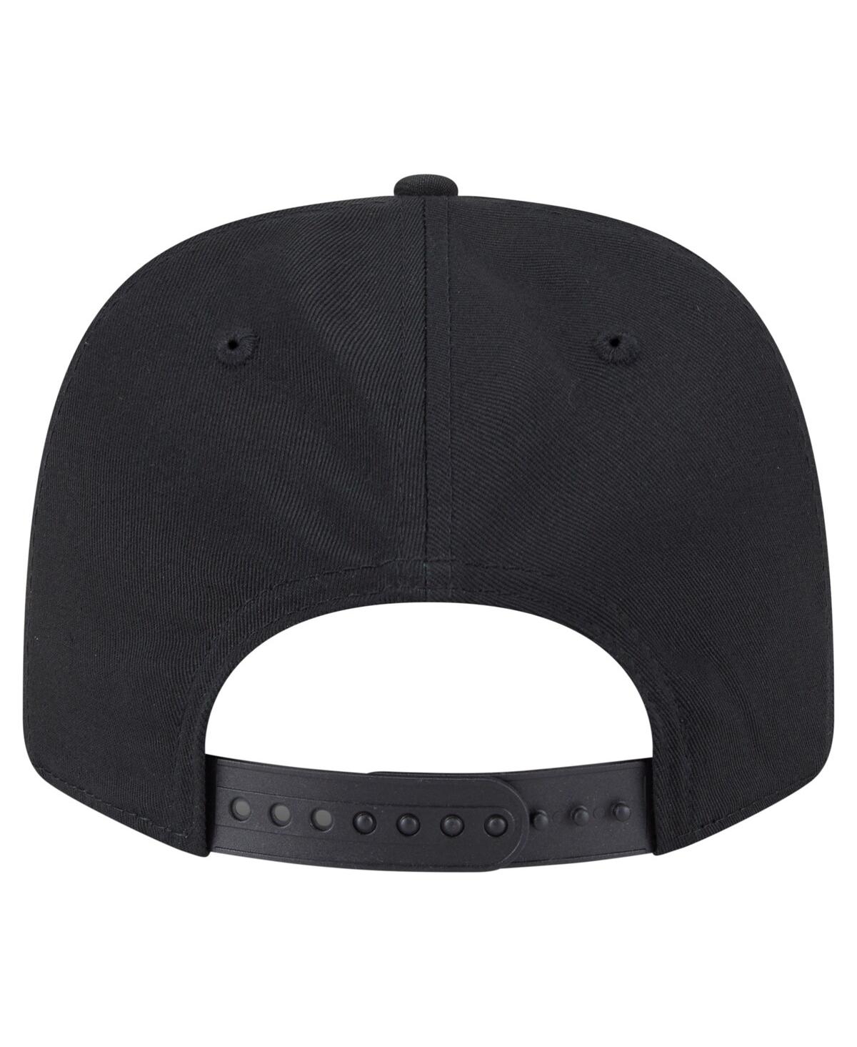 New Era Men's Black Chicago White Sox Circle Patch 9seventy Stretch-snap Hat