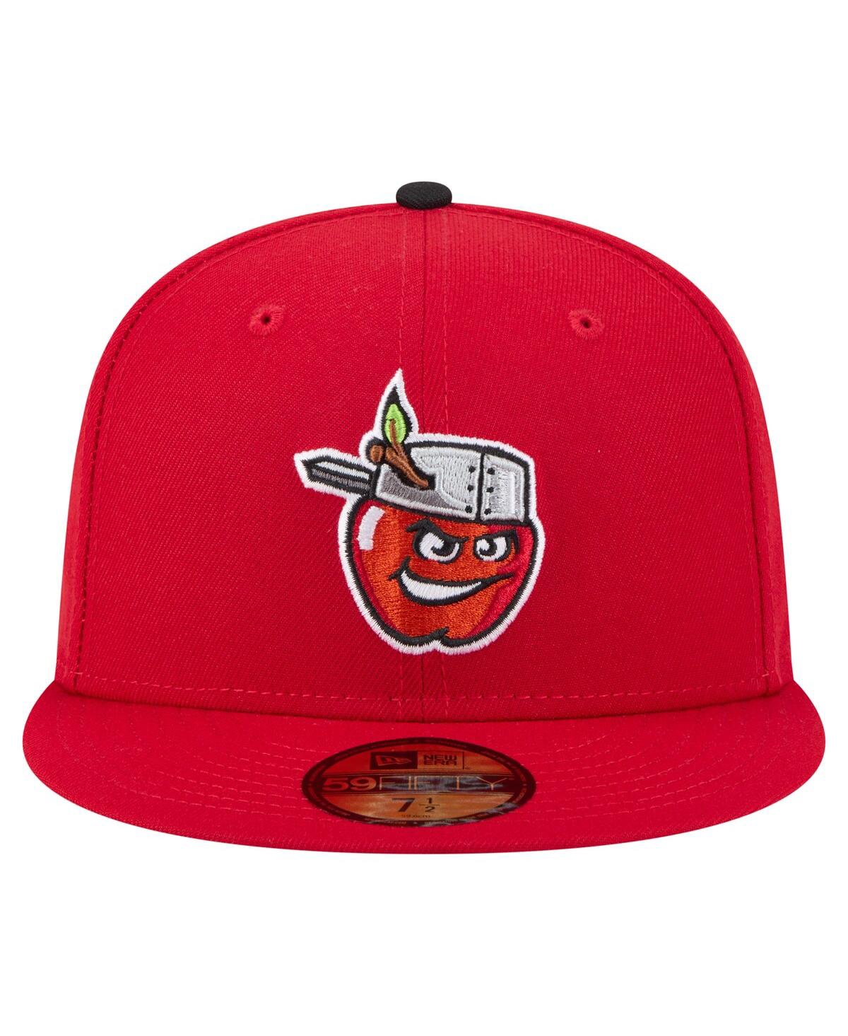 New Era Men's Red Fort Wayne Tincaps Authentic Collection 59fifty Fitted Hat