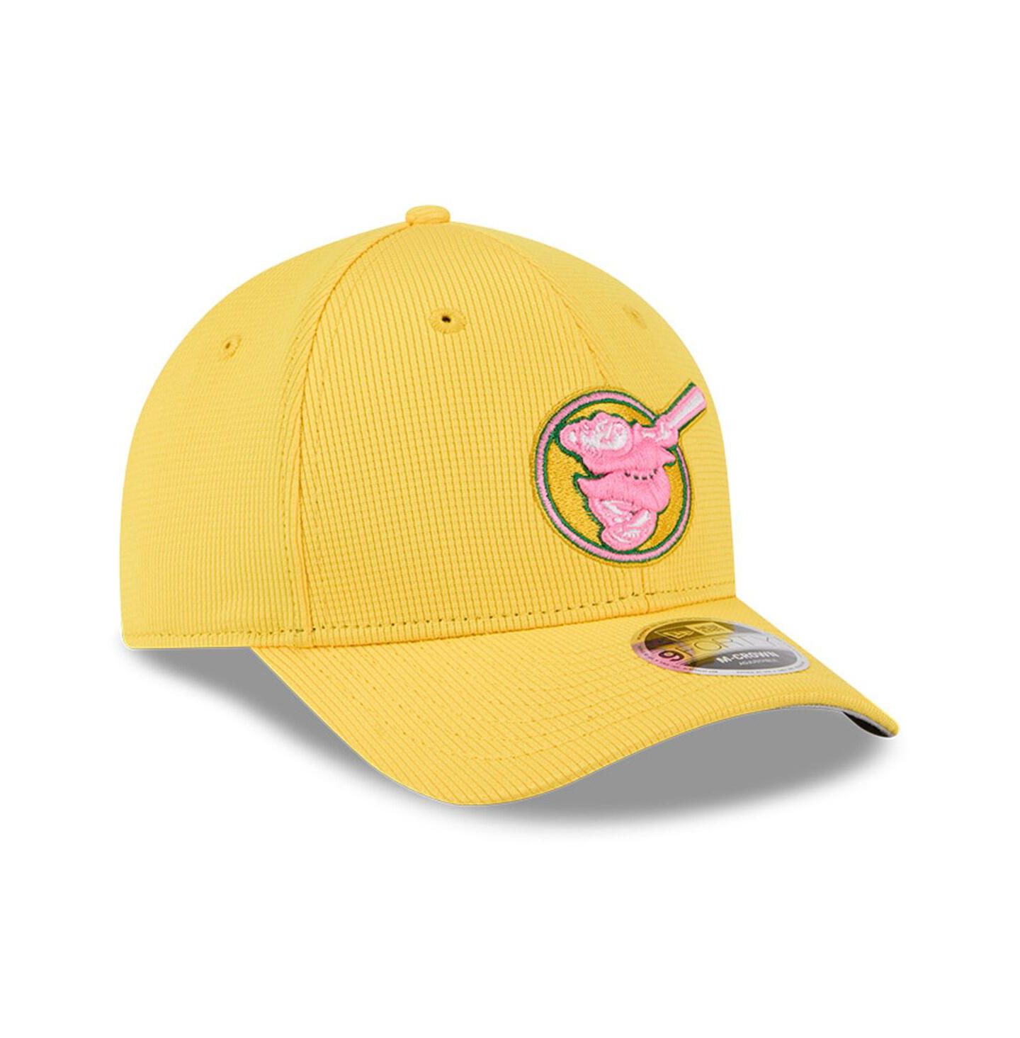 Мужская кепка New Era Yellow San Diego Padres City Connect Batting Practice 9FORTY M-Crown Adjustable Hat — фото 3