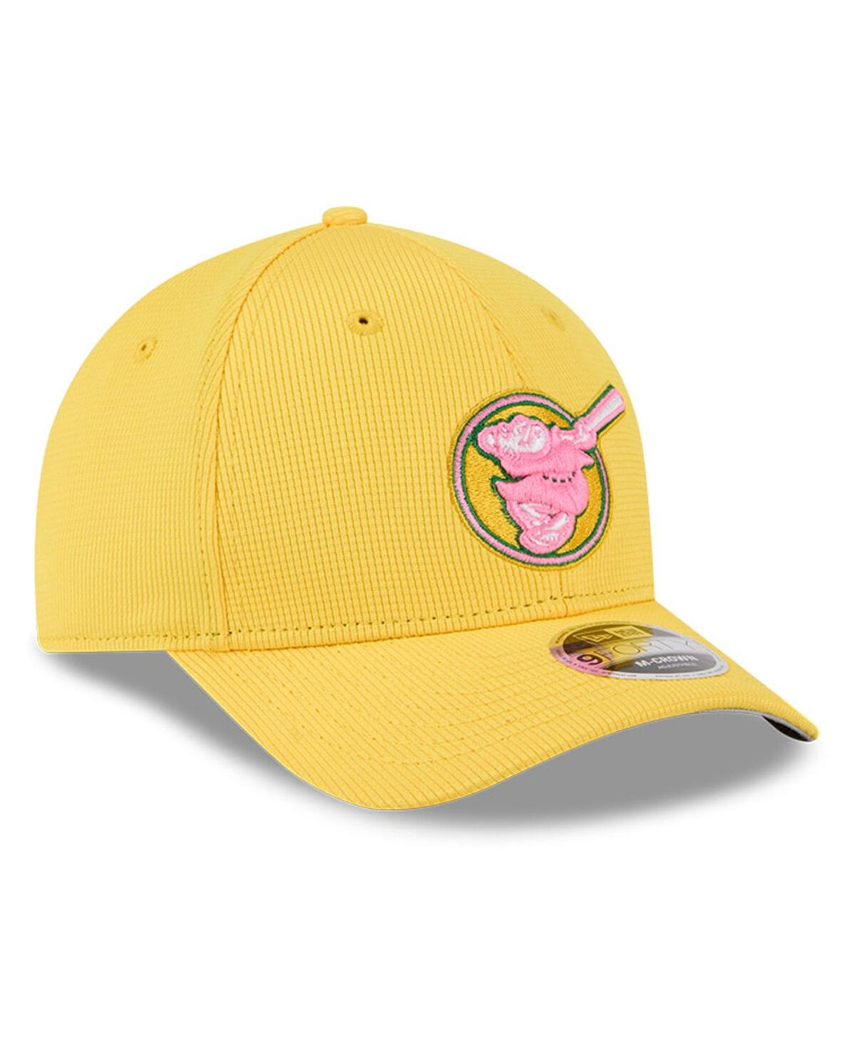 NEW ERA MEN'S YELLOW SAN DIEGO PADRES CITY CONNECT BATTING PRACTICE 9FORTY M-CROWN ADJUSTABLE HAT 