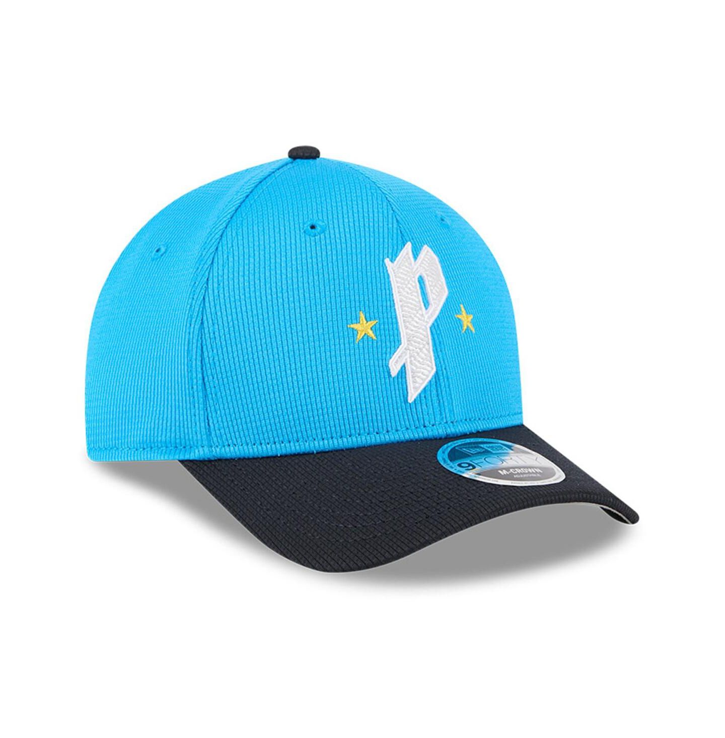 Мужская кепка New Era Neptune Blue/Navy Philadelphia Phillies City Connect Batting Practice 9FORTY M-Crown Adjustable Hat — фото 3