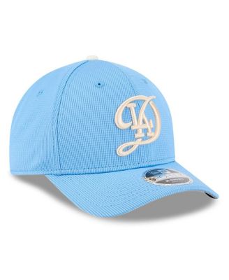 Men's Light Blue Los Angeles Dodgers City Connect Batting Practice 9FORTY M-Crown Adjustable Hat