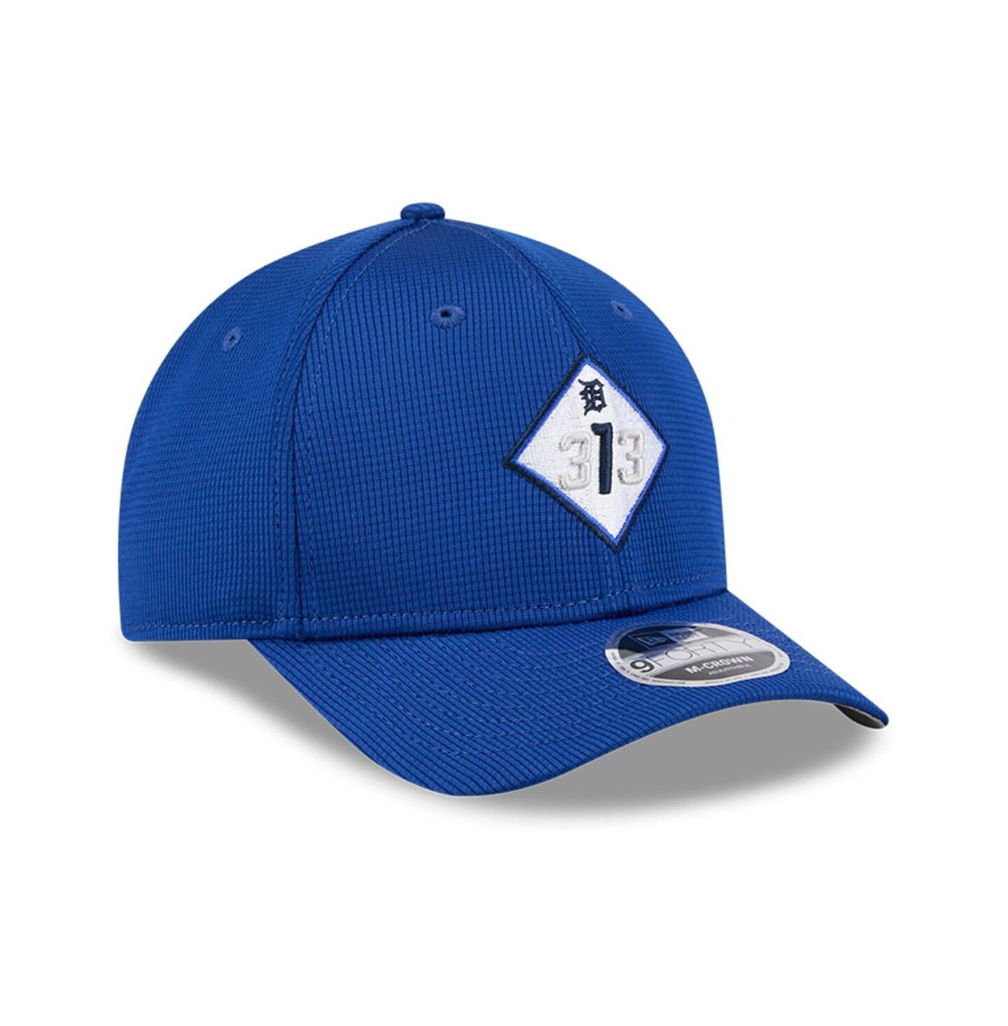 Мужская кепка New Era Blue Detroit Tigers City Connect Batting Practice 9FORTY M-Crown Adjustable Hat — фото 3