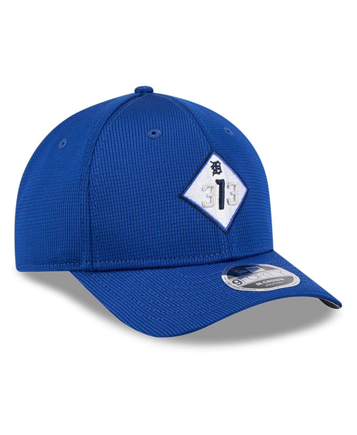 NEW ERA MEN'S BLUE DETROIT TIGERS CITY CONNECT BATTING PRACTICE 9FORTY M-CROWN ADJUSTABLE HAT 