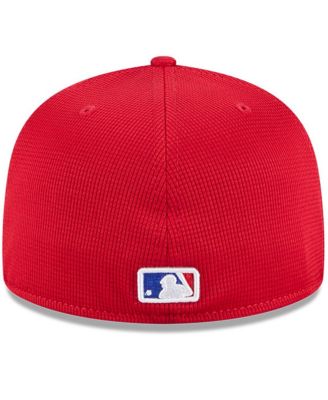 Men's Red Atlanta Braves City Connect Batting Practice 59FIFTY Fitted Hat