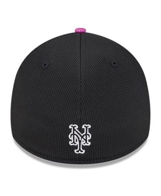 Men's Charcoal/Purple New York Mets City Connect Batting Practice 39THIRTY Flex Hat