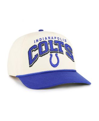 Men's Cream Indianapolis Colts Pomona Rope Adjustable Hitch Hat