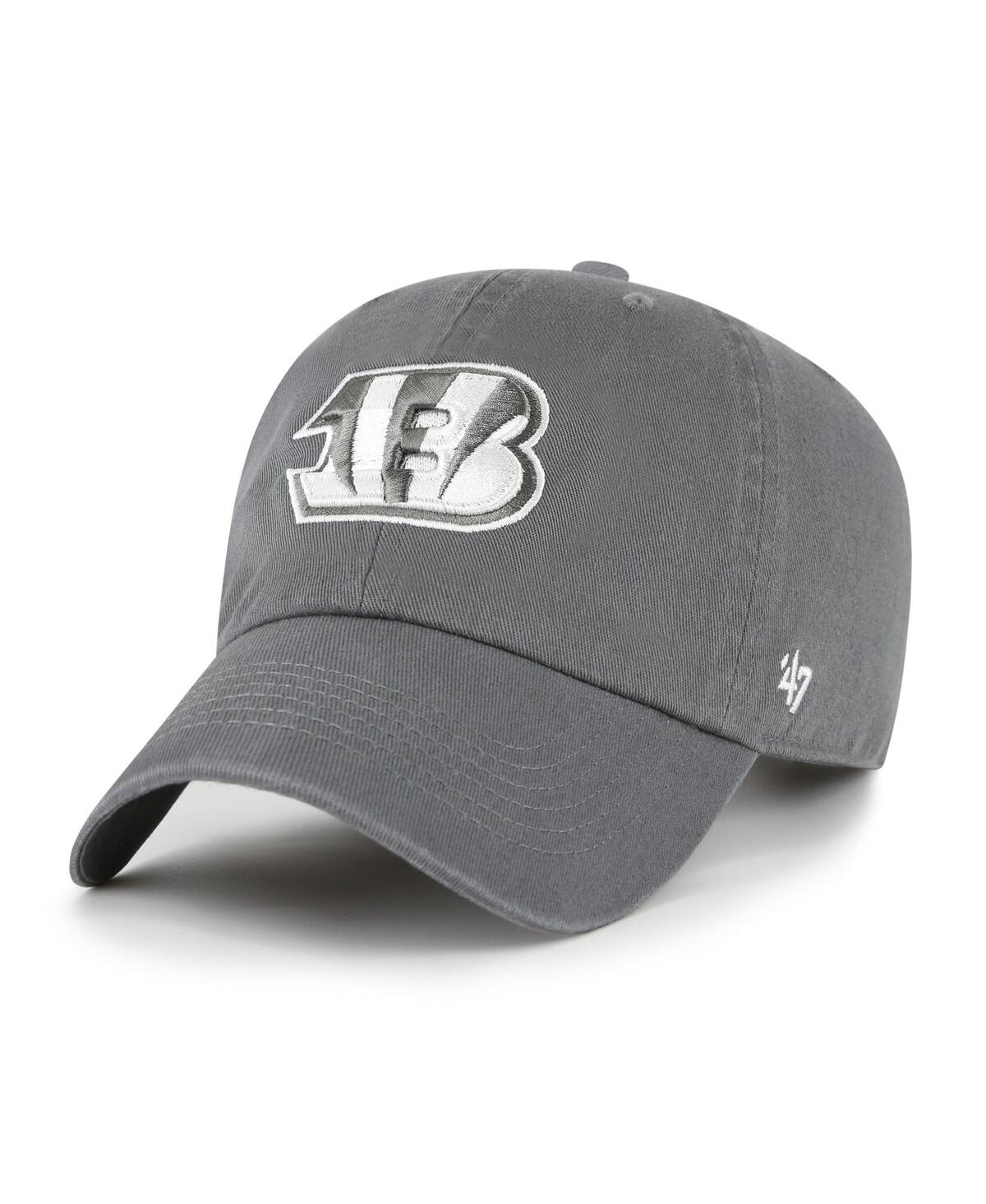 47 Brand Women's Gray Cincinnati Bengals Bright Side Clean Up Adjustable Hat
