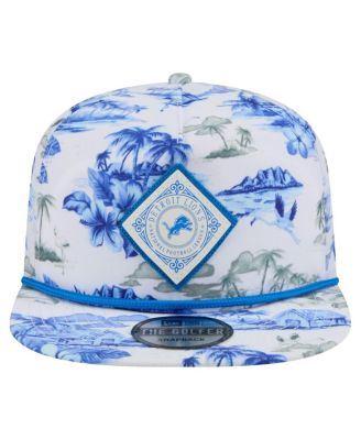 Men's White Detroit Lions Adventure Snapback Golfer Hat