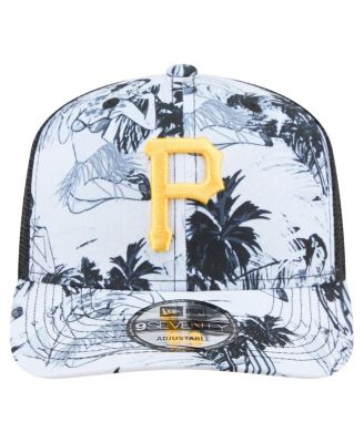Men's Black Pittsburgh Pirates Hula Trucker 9SEVENTY Adjustable Hat