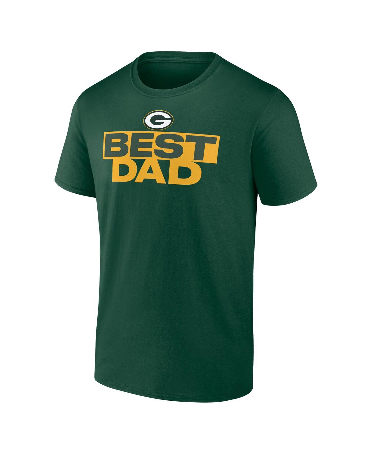 Logo Athletic Men's Green Green Bay Packers Best Dad T-shirt