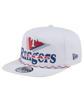 New Era - Men's White Texas Rangers Collide Golfer Snapback Hat