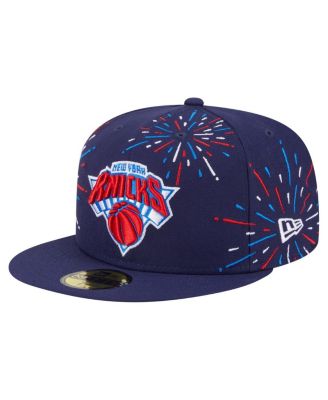 New Era - Men's Navy New York Knicks Americana Fireworks 59FIFTY Fitted Hat