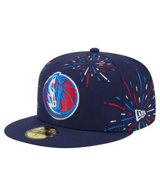 New Era - Men's Navy Dallas Mavericks Americana Fireworks 59FIFTY Fitted Hat
