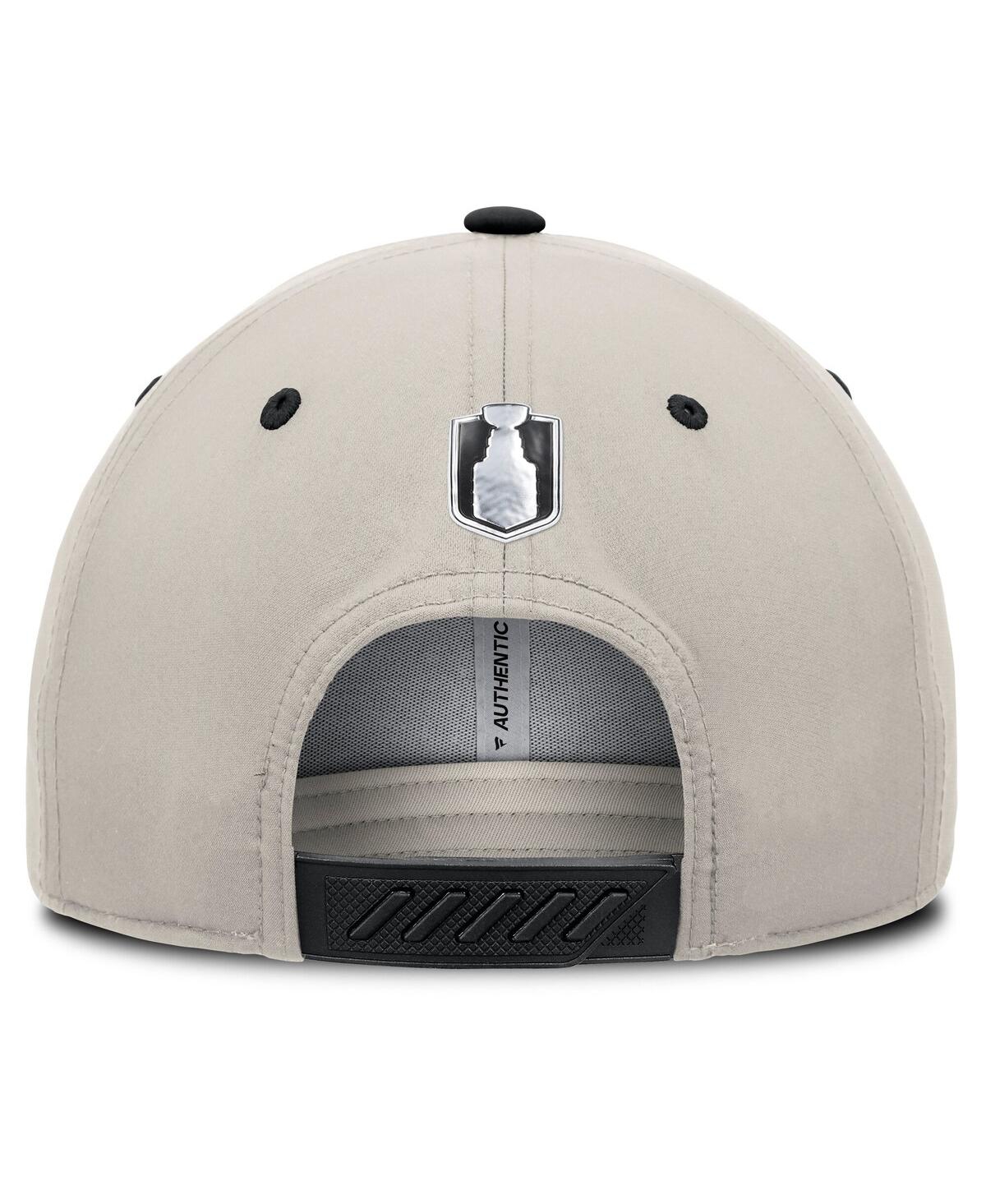 Fanatics Men's Black/gray Minnesota Wild 2025 Stanley Cup Playoffs Locker Room Trucker Adjustable Hat