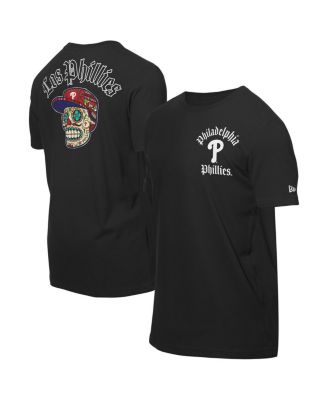 New Era - Men's Black Philadelphia Phillies Sugar Skulls T-Shirt