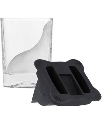 Wisconsin Badgers 10oz. Ice Wedge Glass