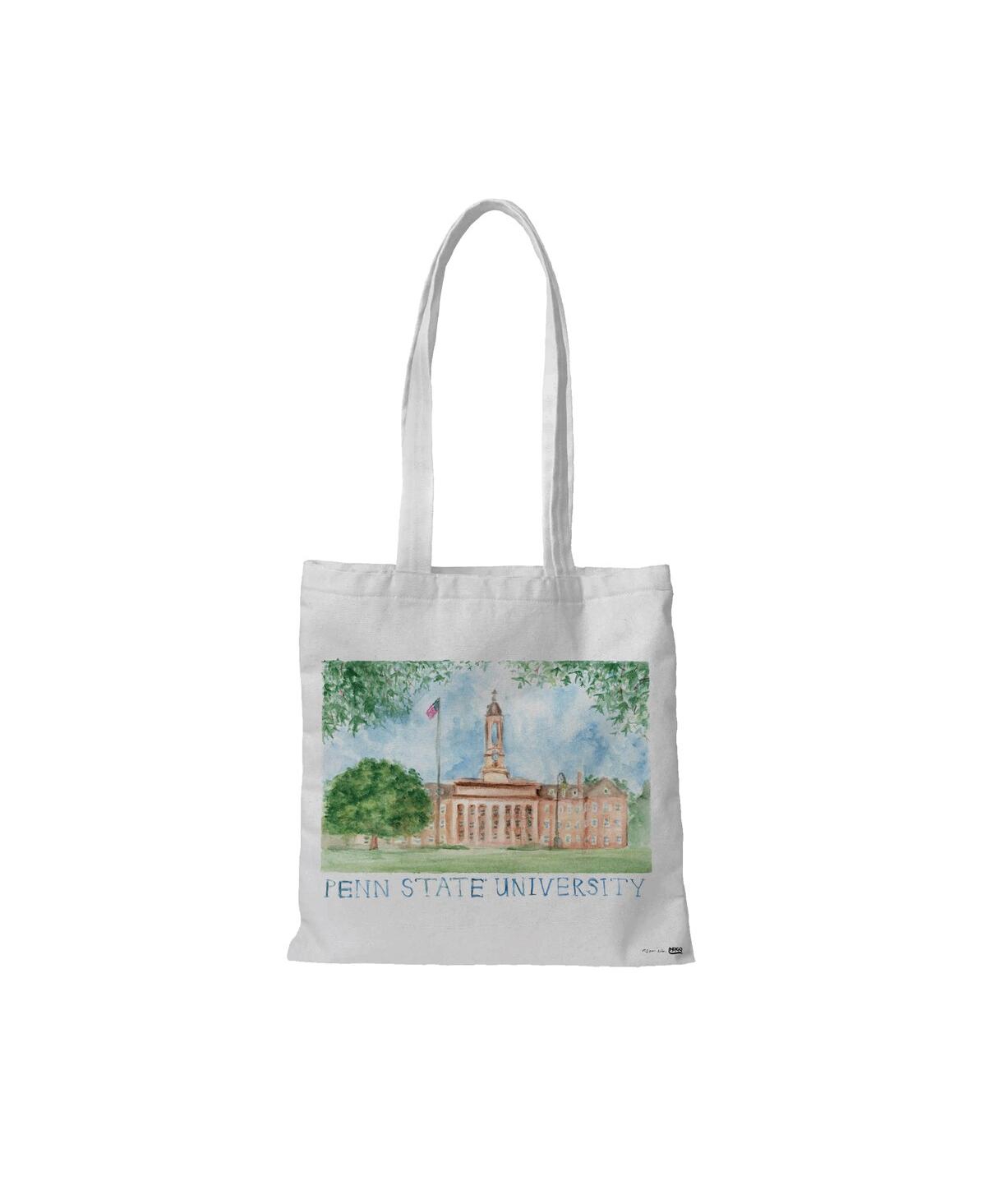 White Penn State Nittany Lions Laura Wilcox Designs Tote Bag - White
