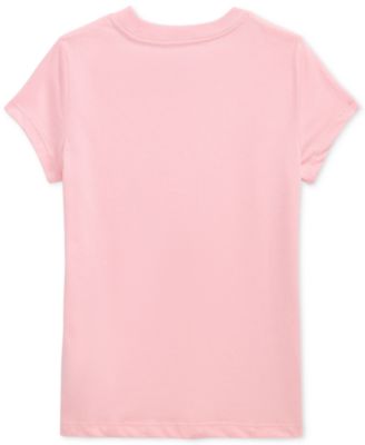 Toddler and Little Girls Polo Bear Cotton Jersey T-Shirt