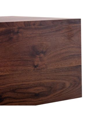 Walnut Wood Grain Coffee Table - Modern Design, Ideal Living Room Accent