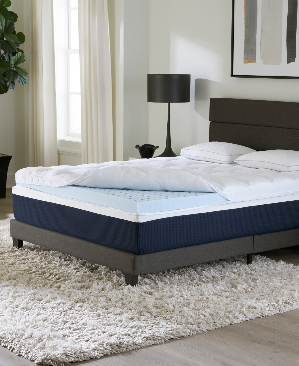 Comfort Tech 3" Serene Foam Mattress Topper, Twin