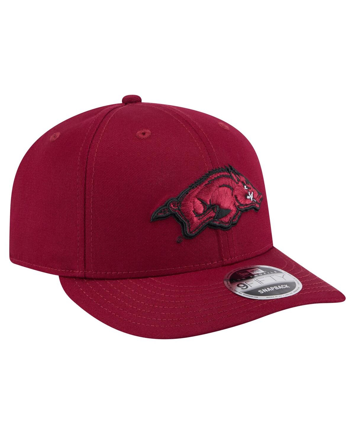 New Era Men'sâ Cardinal Arkansas Razorbacks Low Profile 9fifty Snapback Hat