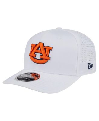 New Era - Men's White Auburn Tigers Perform Vault 9SEVENTY Stretch-Snap Hat
