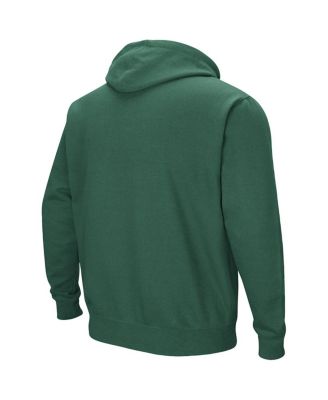 Men's Green Binghamton Bearcats Arch Logo 3.0 Pullover Hoodie