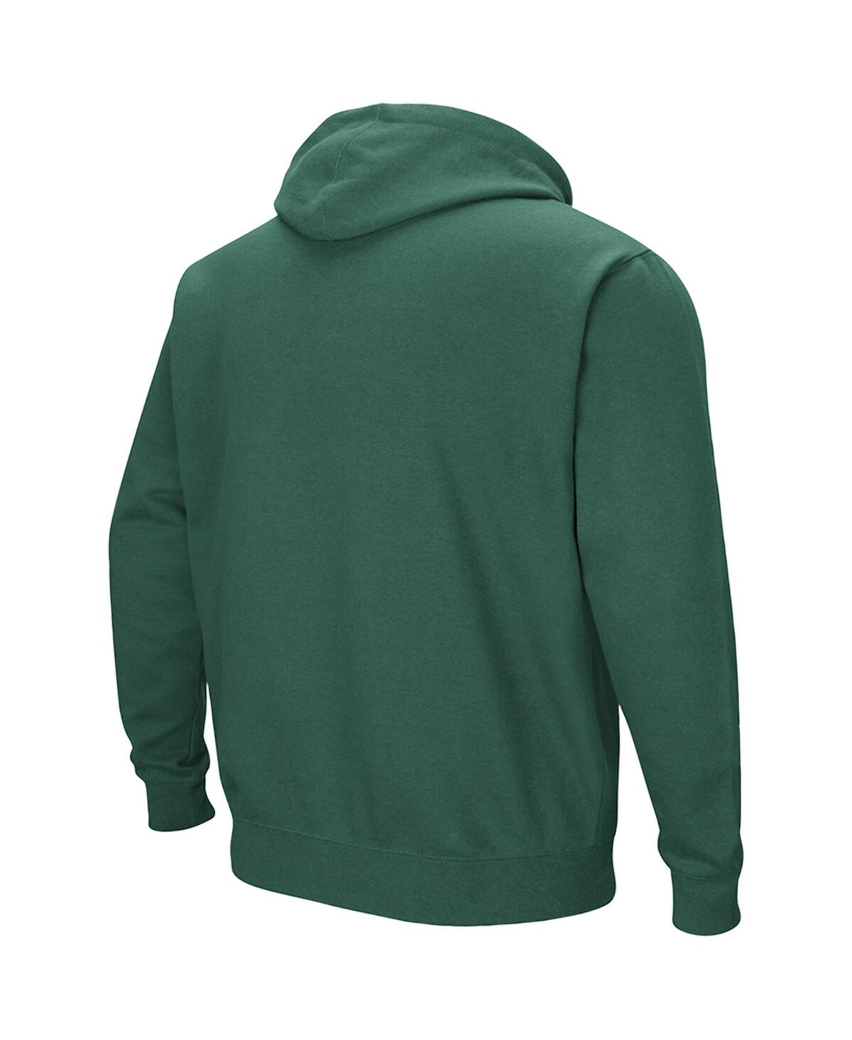 Colosseum Men's Green Binghamton Bearcats Arch Logo 3.0 Pullover Hoodie