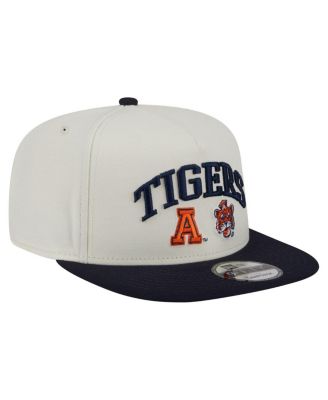 Men's White Auburn Tigers Collegiate 9FIFTY A-Frame Snapback Hat