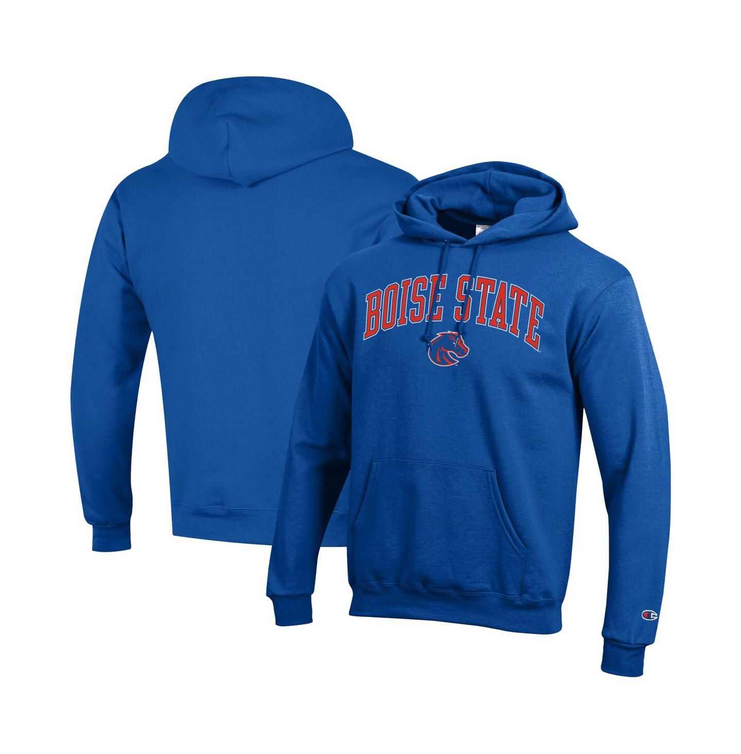 Мужское худи Champion Royal Boise State Broncos Arched Logo Fleece Pullover — фото 1