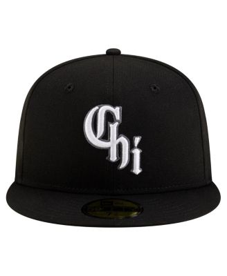 Men's&nbsp;Black Chicago White Sox 125th Anniversary 59FIFTY Snapback Hat