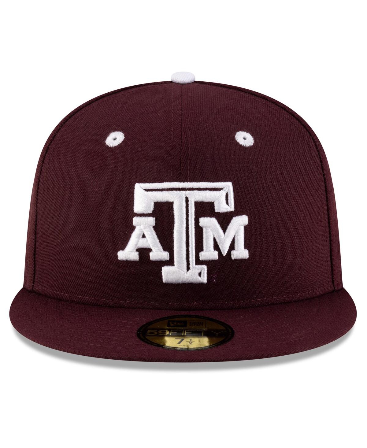 NEW ERA MEN'S MAROON TEXAS A&M AGGIES ON-FIELD 59FIFTY FITTED HAT