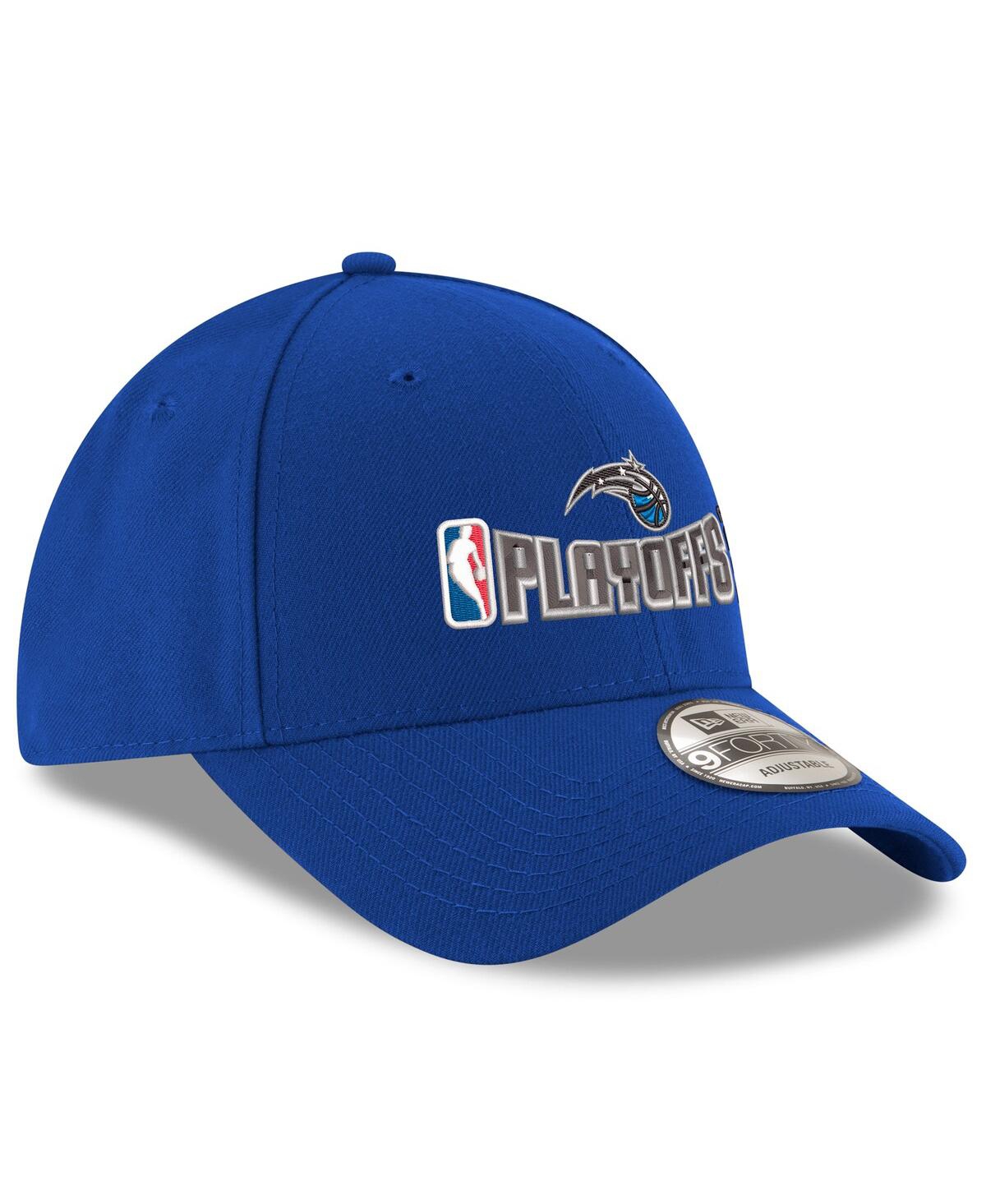 NEW ERA MEN'S BLUE ORLANDO MAGIC 2025 NBA PLAYOFFS 9FORTY ADJUSTABLE HAT 