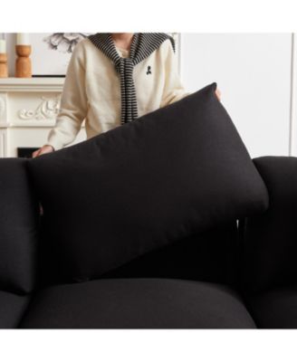 Streamdale 3-Seat Modular Sofa with Ottoman, L-Shaped Sleeper Sofa, 102.2