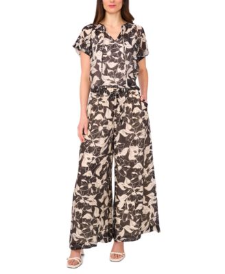 Vince Camuto - Women's Shirred-Neck Peasant Blouse