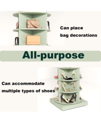 360 Rotating shoe cabinet 6 layers