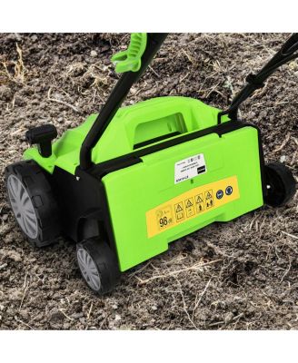 13 Inch 12 Amp Electric Scarifier with Collection Bag and Removable Blades