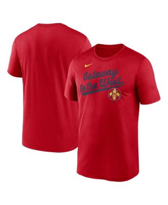 Nike - Men's&nbsp; Red St. Louis Cardinals 2025 City Connect Team Phrase Script Legend Performance T-Shirt